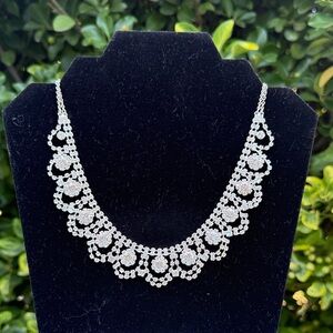 Crystal Silver Necklace